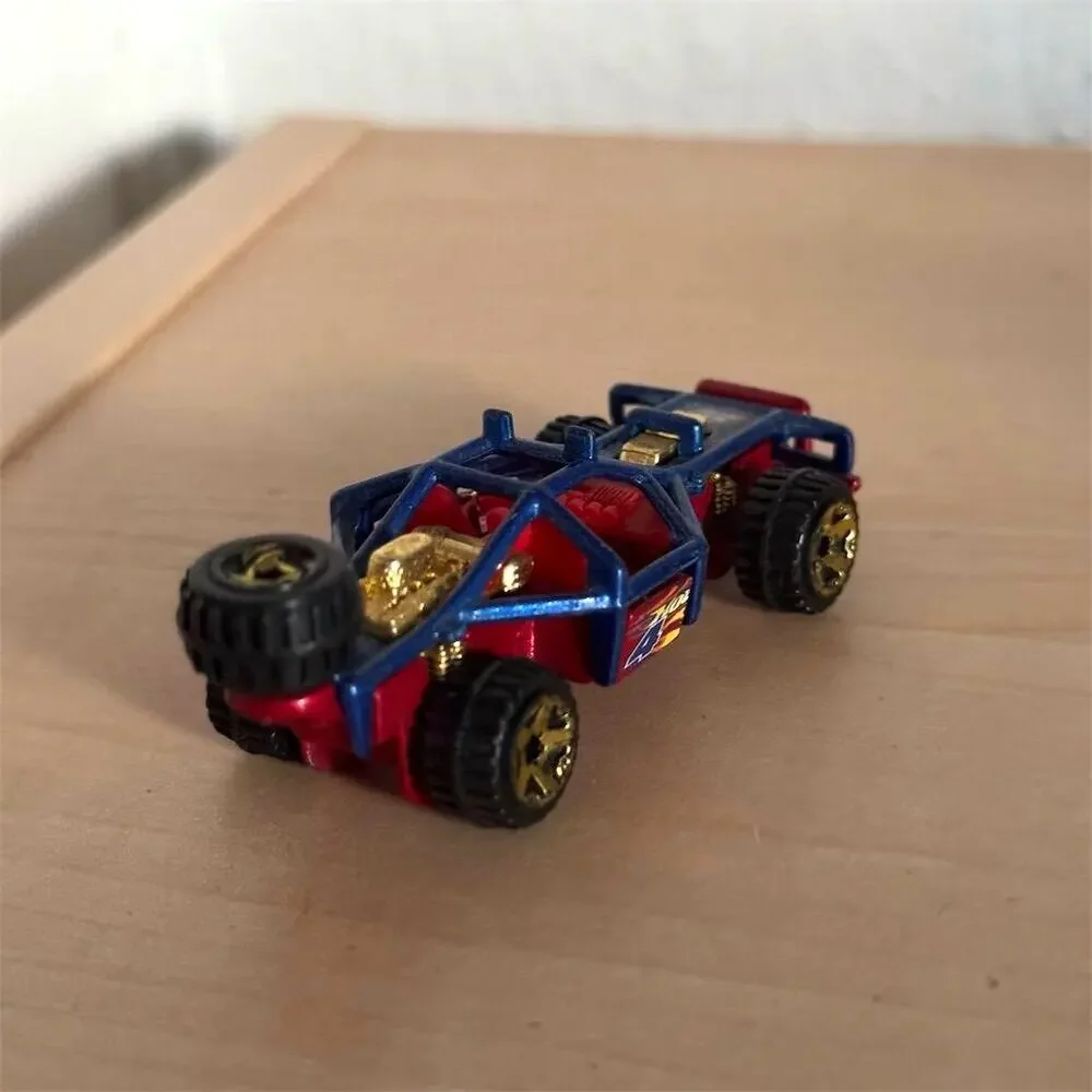 Vintage Hot Wheels 2000 Roll Cage Blue Diecast Car Alt Terrain 1:64 y2k